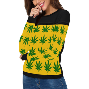 Yellow/Black leaf Longsleeve