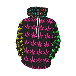 Colorful Weed Plants Hoodie